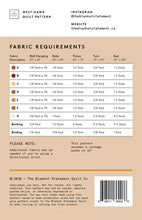 Load image into Gallery viewer, West Hawk Quilt Pattern by The Blanket Statement