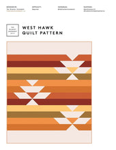Load image into Gallery viewer, West Hawk Quilt Pattern by The Blanket Statement