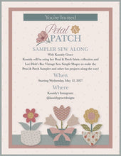 Load image into Gallery viewer, RESERVATION - Petal and Patch Sampler Quilt Kit by Kassidy Grace
