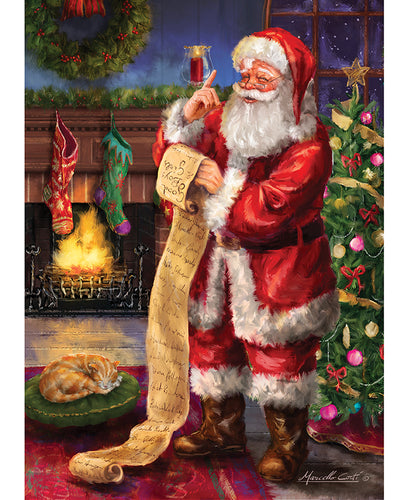 Christmas Wishes - Santa's List Panel by The RBD Designers
