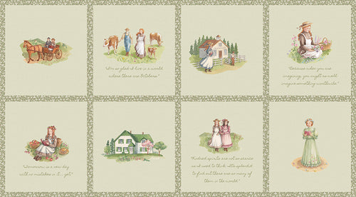 RESERVATION - Anne of Green Gables Panel by Riley Blake Designs