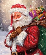 More Christmas Wishes Santa's Bag Panel by the RBD Designers