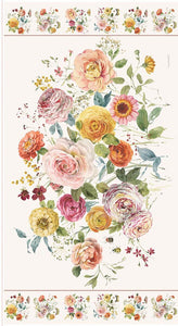 RESERVATION - Sketchbook Floral Panel by Lisa Audit