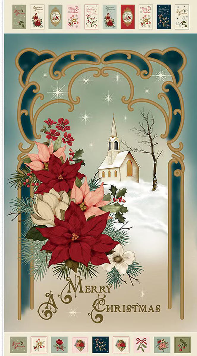 RESERVATION - Christmas Greetings Panel by Sandy Gervais