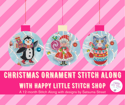 RESERVATION - Christmas Ornament Stitch Along by Satsuma Street