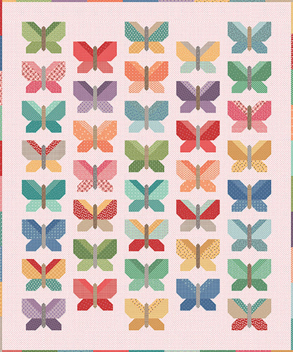 Prairie Butterflies Quilt Kit by Lori Holt