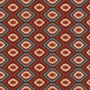 John Wayne American West Southwest Red by The RBD Designers
