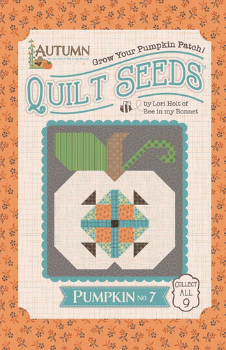 Autumn Quilt Seeds Fabric Kit - Pumpkin No. 7 by Lori Holt