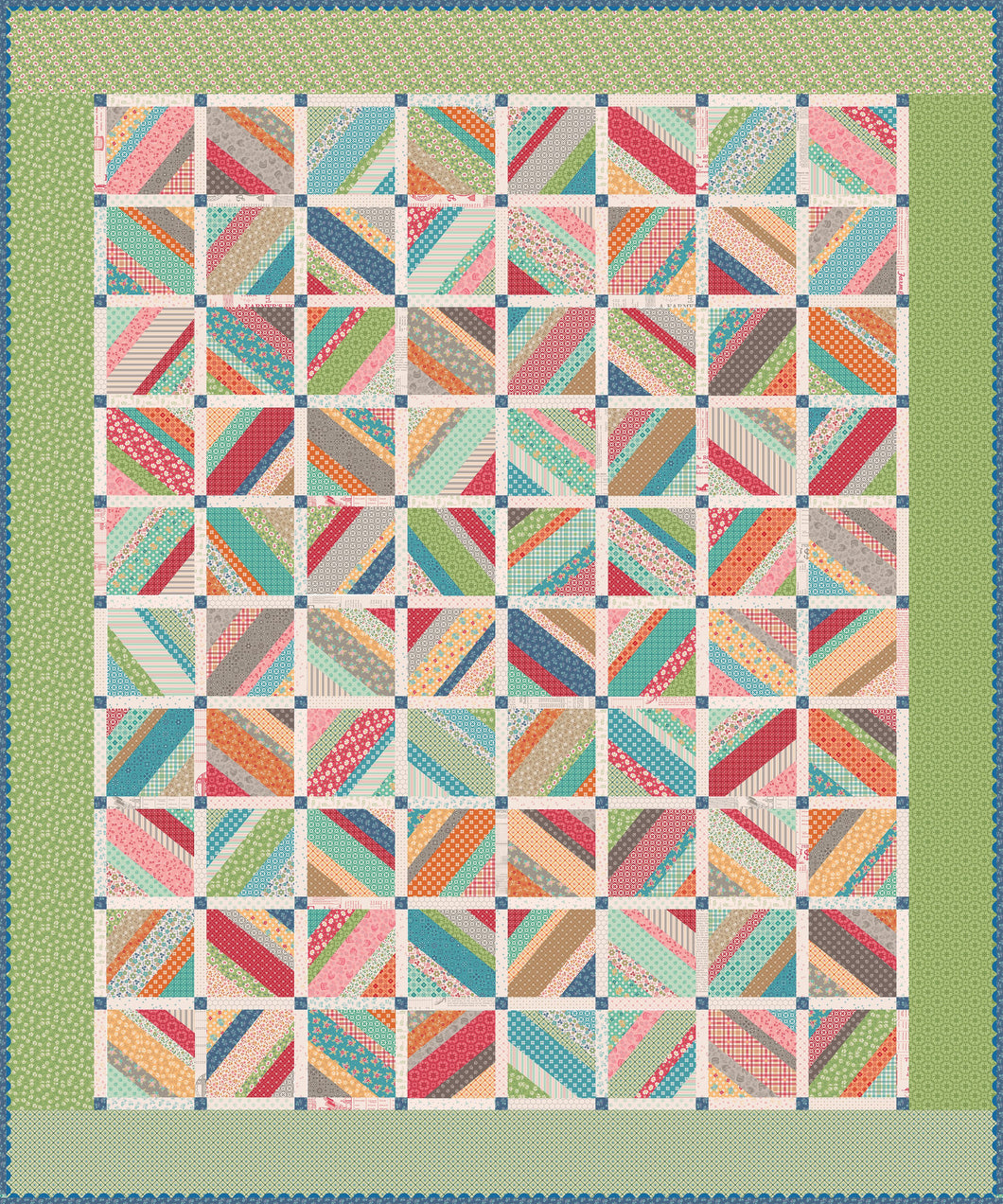 RESERVATION - Farmer's Daughter Paper Strings Quilt Kit by Lori Holt
