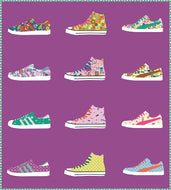 The Genesis of a Journey Kicks Quilt Kit by Genesis Hall