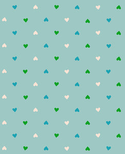 COMING SOON - Best Day Ever Hearts Turquoise by Melody Miller
