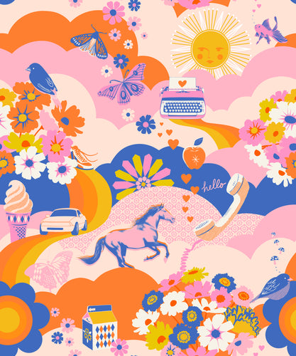 COMING SOON - Best Day Ever Retro Kitsch Posy by Melody Miller