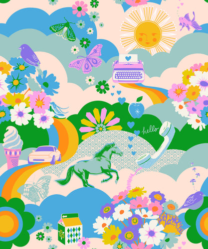 COMING SOON - Best Day Ever Retro Kitsch Verdant by Melody Miller