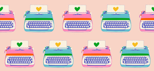 COMING SOON - Best Day Ever Typewriters Vintage Pink by Melody Miller