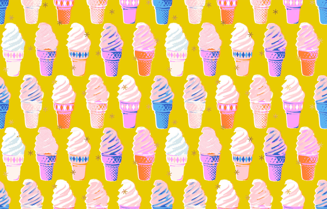 COMING SOON - Best Day Ever Ice Cream Metallic Golden by Melody Miller