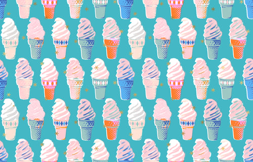 COMING SOON - Best Day Ever Ice Cream Metallic Turquoise by Melody Miller