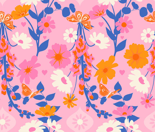 COMING SOON - Best Day Ever Foxgloves Floral Butterflies Posy by Melody Miller