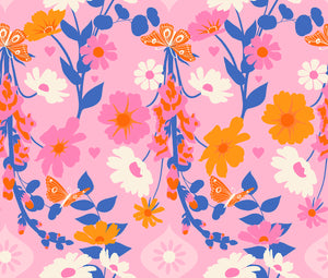 COMING SOON - Best Day Ever Foxgloves Floral Butterflies Posy by Melody Miller