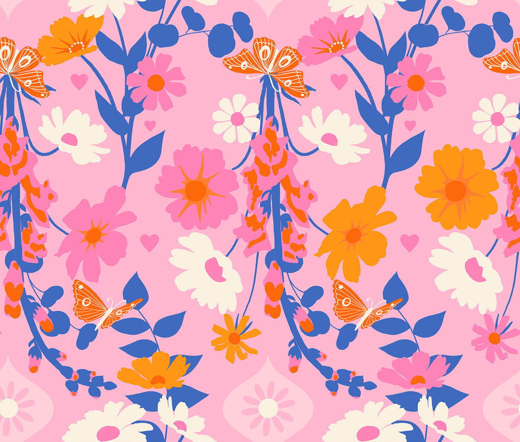 COMING SOON - Best Day Ever Foxgloves Floral Butterflies Posy by Melody Miller