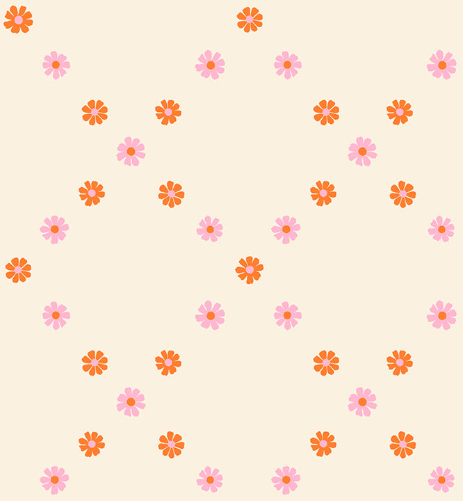 COMING SOON - Best Day Ever Diamond Florals Posy Orange by Melody Miller