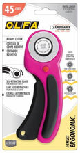 Load image into Gallery viewer, 45mm Ergonomic Rotary Cutter - Magenta by Olfa