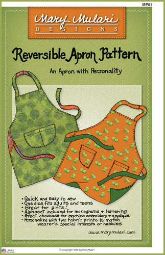 Favorite Reversible Apron Pattern by Mary Mulari