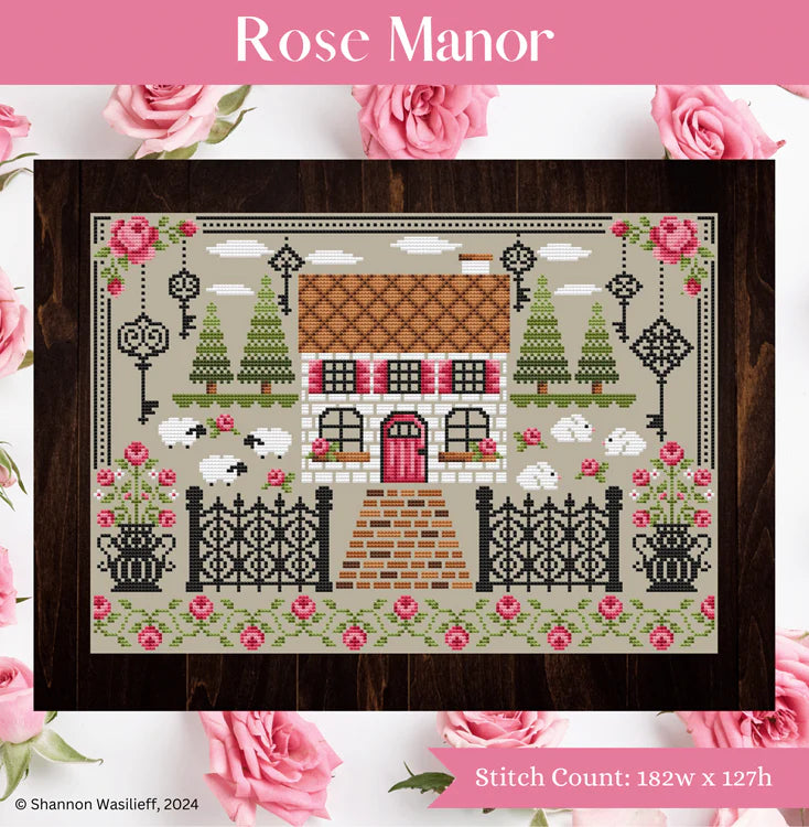 Rose Manor by Shannon Christine Designs – Happy Little Stitch Shop