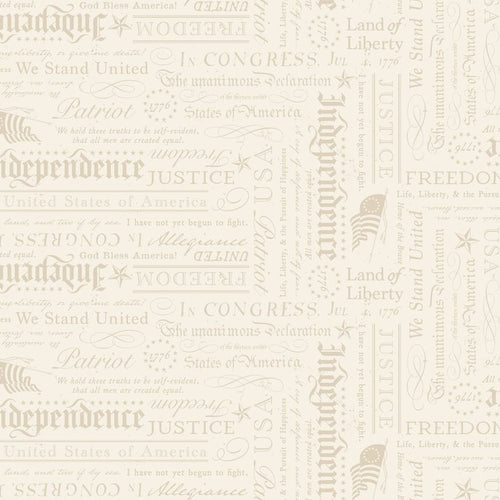 COMING SOON - Independence Declaration Cream by The RBD Designers