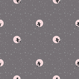 Spooky Schoolhouse - Starry Night Gray Sparkle by Melissa Mortenson
