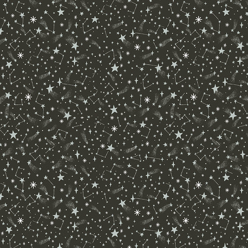 Twas - New Fallen Snow Charcoal Sparkle by Jill Howarth