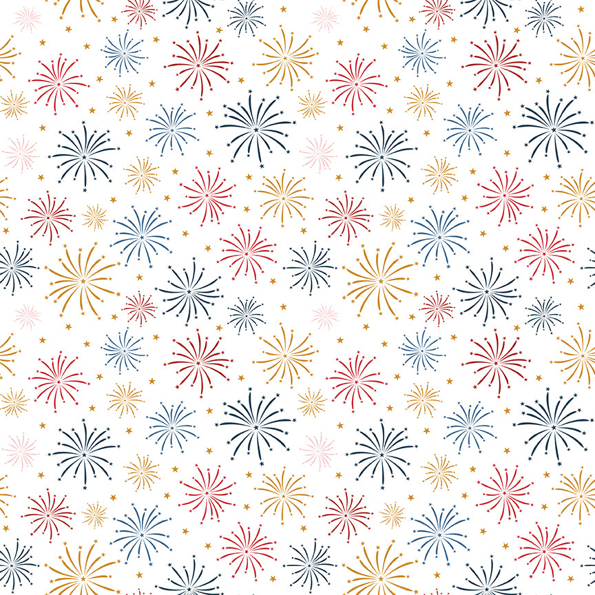 Sweet Freedom - Fireworks Cloud Sparkle by Bev McCullough