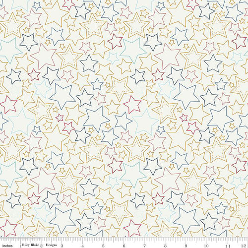 Sweet Freedom - Stars Multi Sparkle by Beverly McCullough