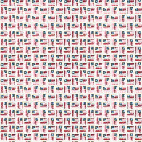 Sweet Freedom - Flags Sand Dollar Sparkle by Beverly McCullough