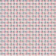 Sweet Freedom - Flags Sand Dollar Sparkle by Beverly McCullough
