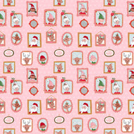 Claus & Co. Wallpaper Pink Sparkle by Melissa Mortenson