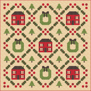 RESERVATION - Holiday Cheer Home for the Holidays Quilt Kit by Stacy Iest Hsu