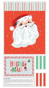 Twas - Holiday Mail Bag Panel by Jill Howarth