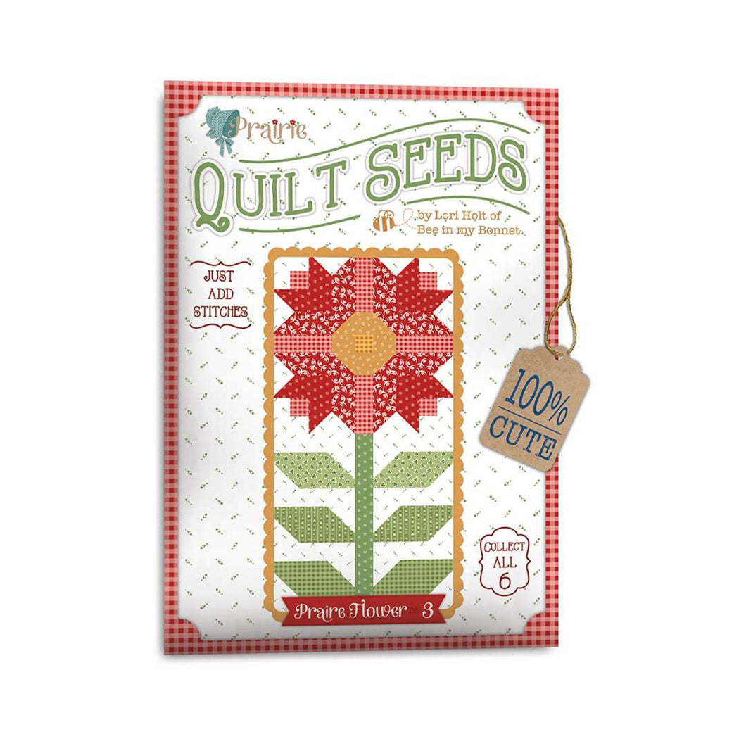 Prairie Quilt Seeds Fabric Kit - Prairie Flower No. 3 by Lori Holt