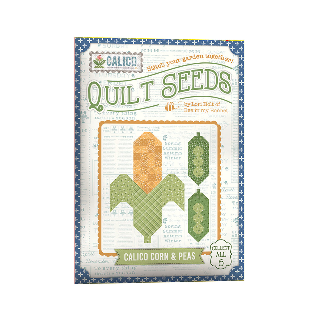 Calico Quilt Seeds - Corn and Peas by Lori Holt