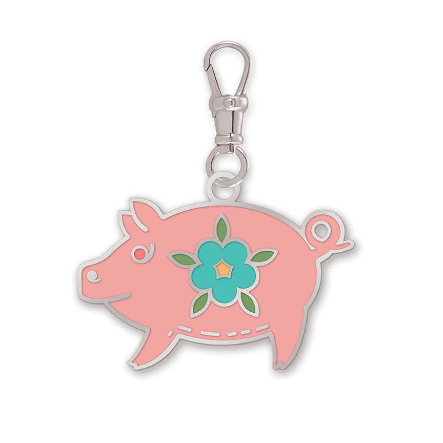 Mercantile Happy Charm - Piggy by Lori Holt