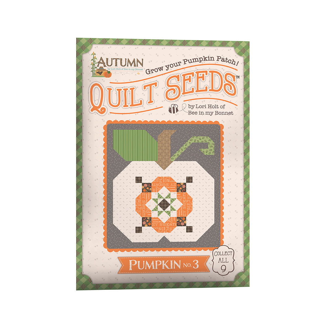 Autumn Quilt Seeds Pattern - Pumpkin No. 3 by Lori Holt