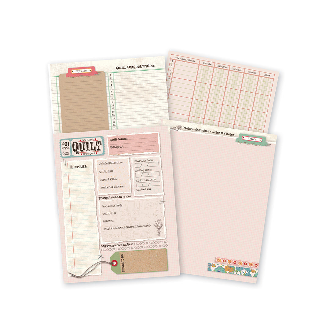 Busy Bee Quilt Binder Pages by Lori Holt – Happy Little Stitch Shop