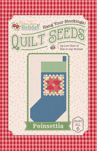 Load image into Gallery viewer, Home Town Holiday Quilt Seeds - No. 2 Poinsettia Fabric Kit by Lori Holt