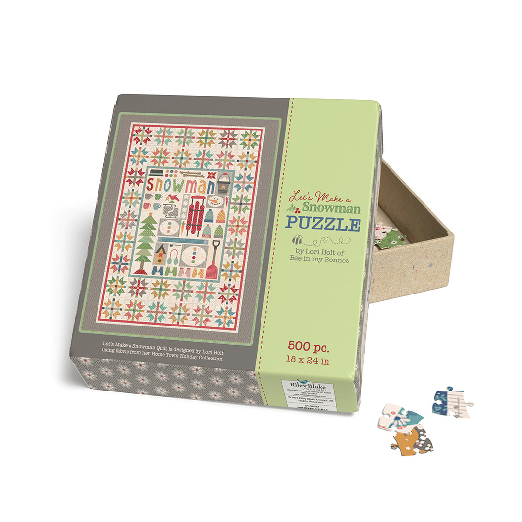 COMING SOON - Let's Make a Snowman Puzzle by Lori Holt