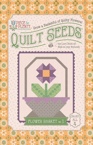 Piece and Plenty Quilt Seeds - Flower Basket No. 1 Fabric Kit by Lori Holt
