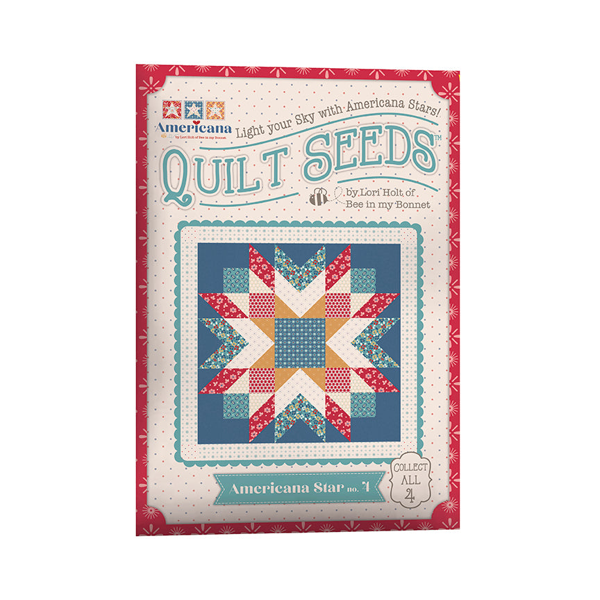 Americana Quilt Seeds Pattern - Americana Star No. 4 by Lori Holt