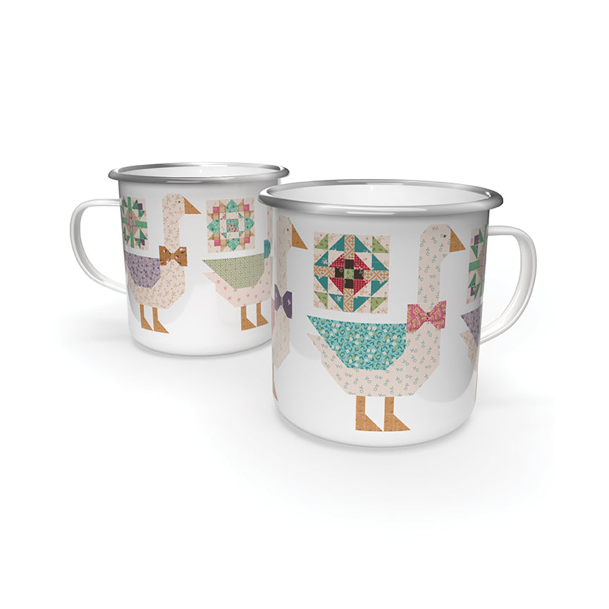 COMING SOON - Gentler Times Enamel Tin Mug by Lori Holt