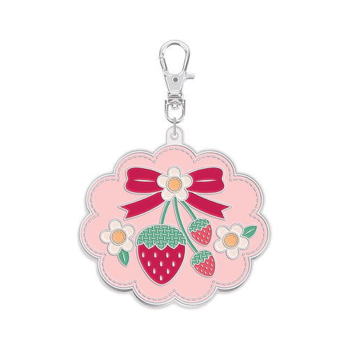 COMING SOON - Berry and Sage Enamel Happy Charm Strawberry Crush by Lori Holt