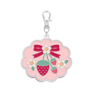 COMING SOON - Berry and Sage Enamel Happy Charm Strawberry Crush by Lori Holt
