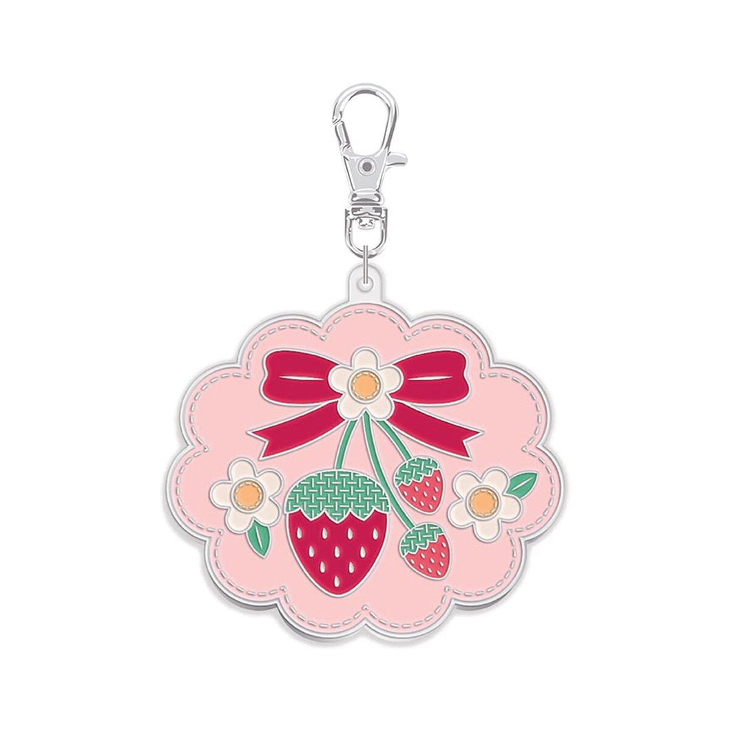 COMING SOON - Berry and Sage Enamel Happy Charm Strawberry Crush by Lori Holt